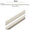 7.5FT White Waterproof 3D Wall Border DIY Decor Sticker Self-adhesive Kitchen